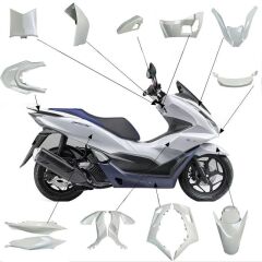 Pcx 125 Grenaj Kaporta Seti beyaz 2021 2023