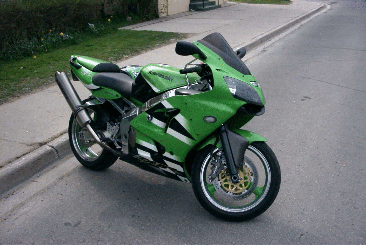 Ninja Zx6 R 2001-02 Yeşil Siyah Grenaj Seti