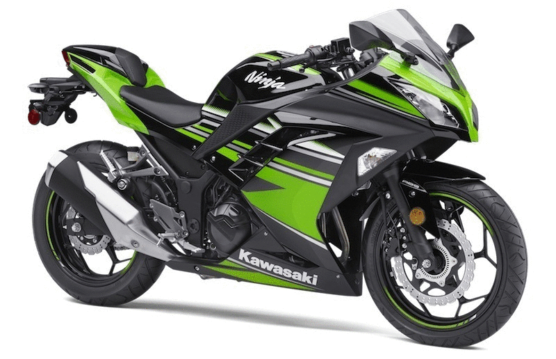 Ninja 300 R Yeşil Siyah Grenaj Seti